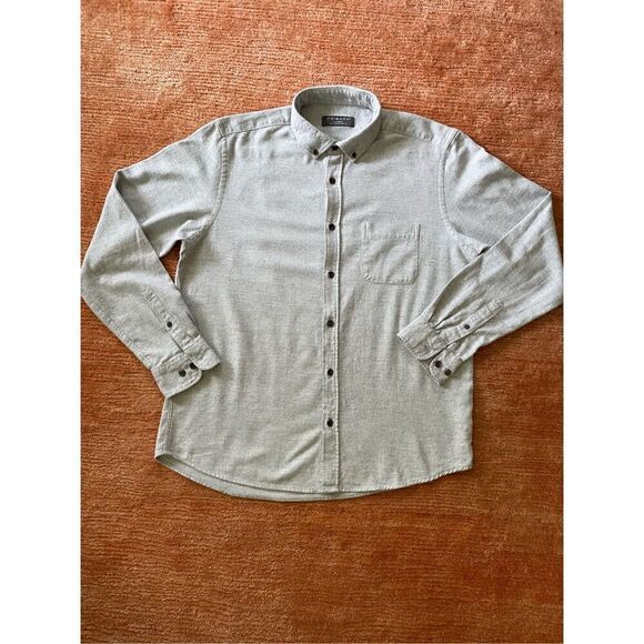 PRIMARK Gray shirt with black buttons - Picture 3 of 7